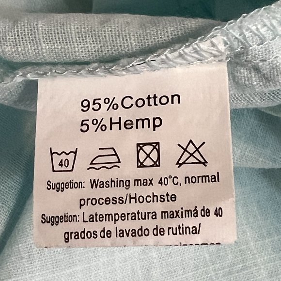 Coof Andy Men's Shirt Long Sleeve Half Button Lightblue Size Large - Picture 5 of 7